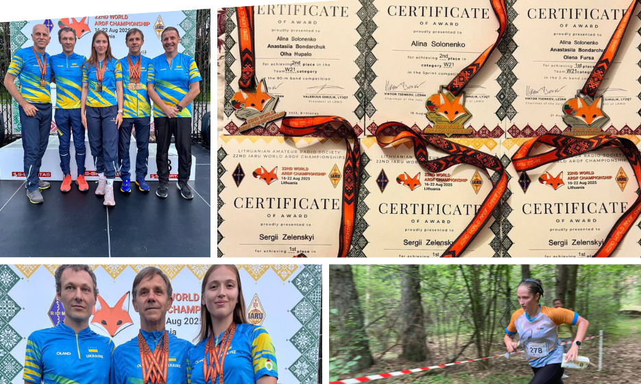Спортсмени з Вінниці здобули 10 нагород на чемпіонаті світу зі спортивної радіопеленгації