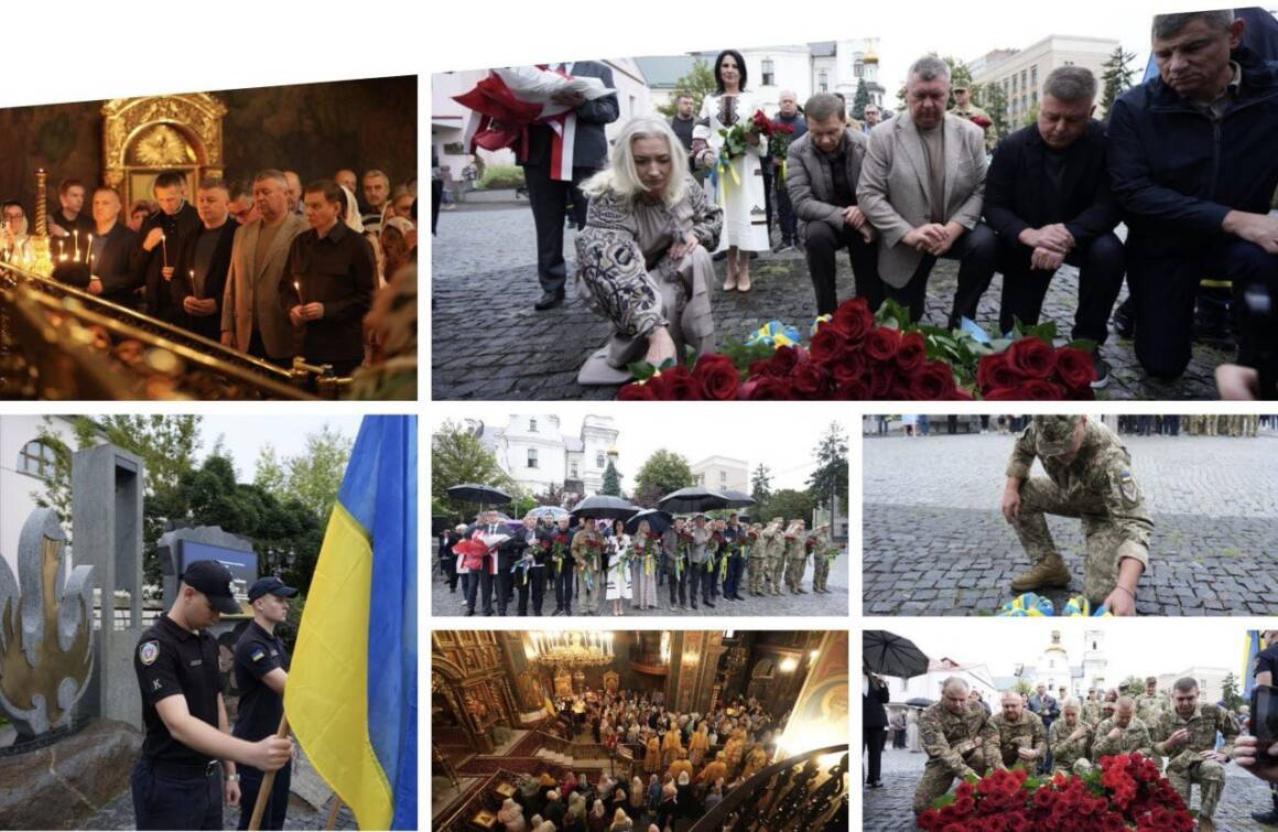 У Вінниці розпочали День Незалежності молитвою за мир та вшануванням загиблих захисників