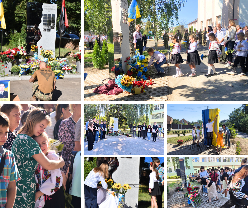 У чотирьох ліцеях Вінниці відкрили пам’ятні знаки на честь полеглих Захисників України