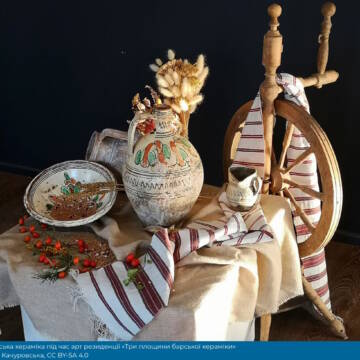 Фото барської кераміки, яке перемогли в конкуксі Вікі любить фольклор