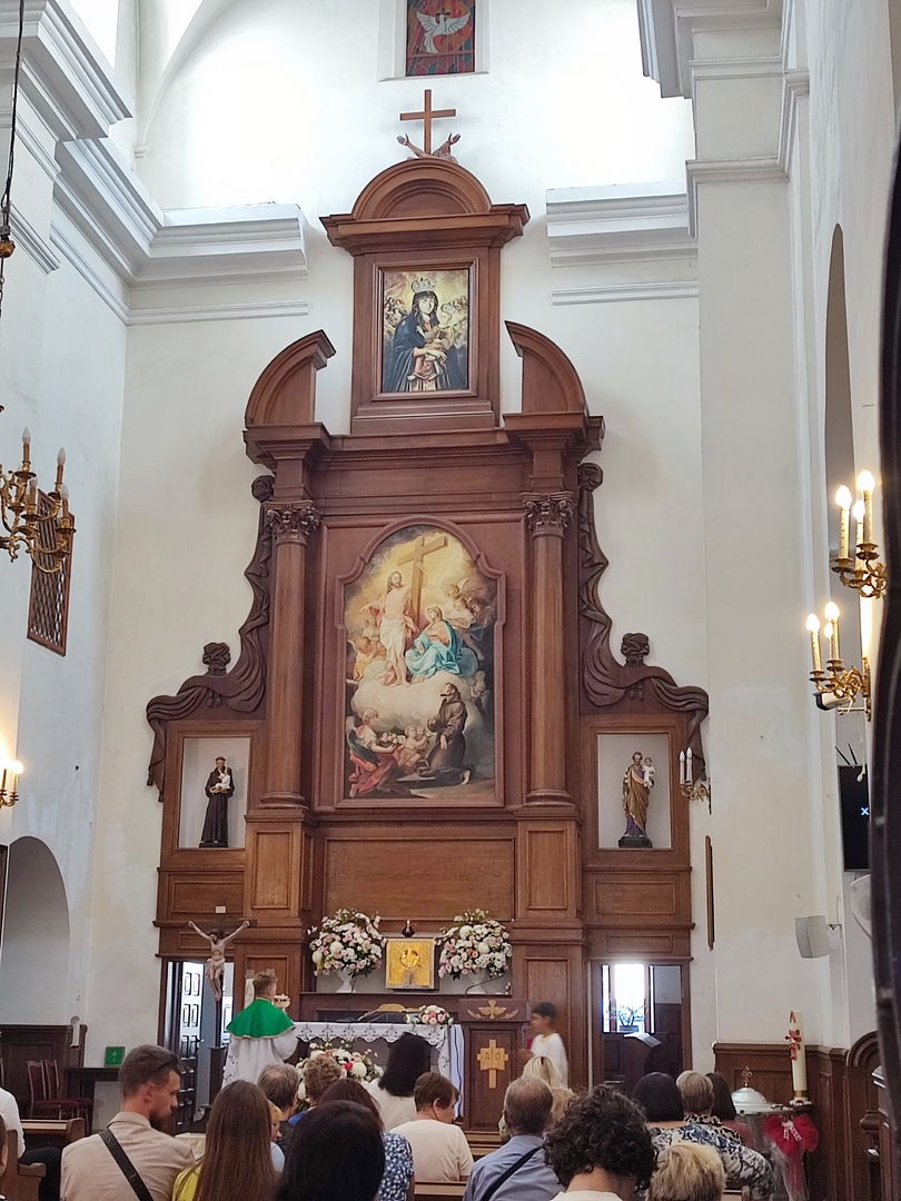 Ікони в костелі у Вінниці