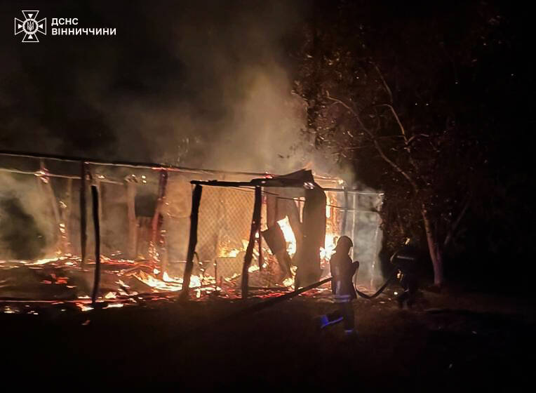 На Вінниччині за добу рятувальники ліквідували три пожежі
