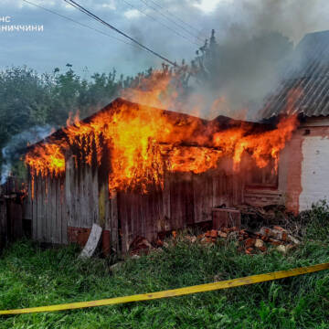 На Вінниччині через пічне опалення й коротке замикання сталися пожежі