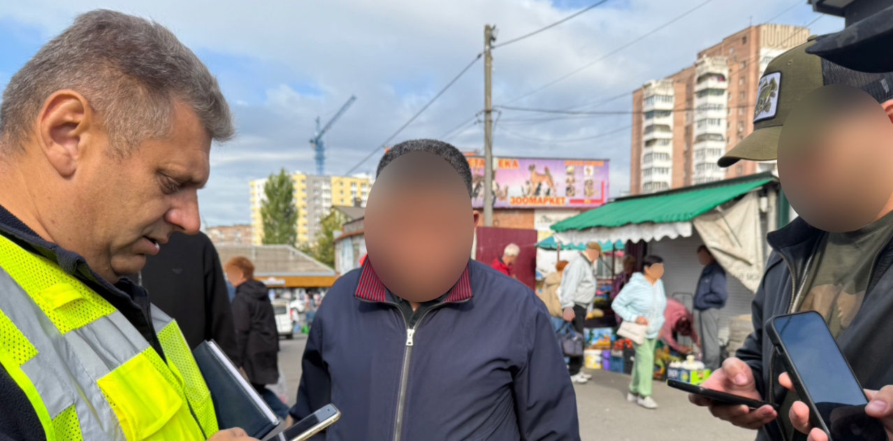 Нелегал у Вінниці на ринку