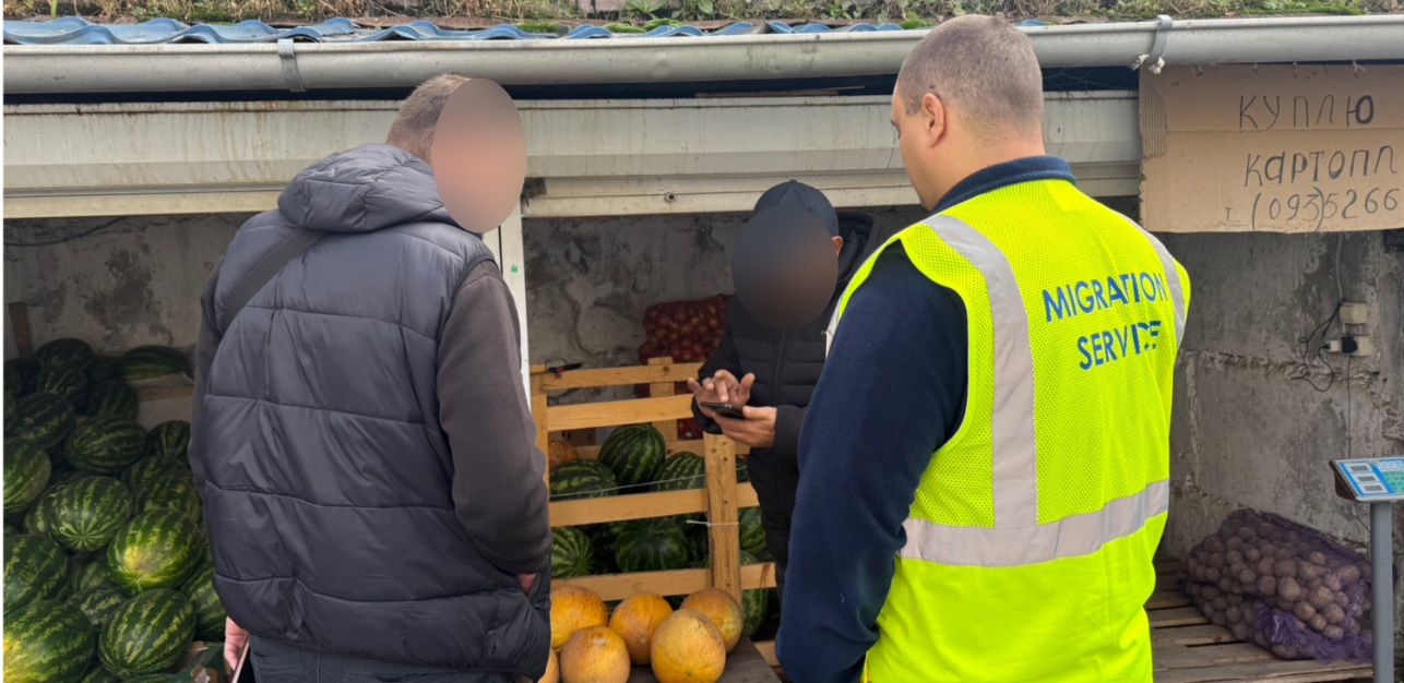 Незаконний мігран на вінницькому ринку