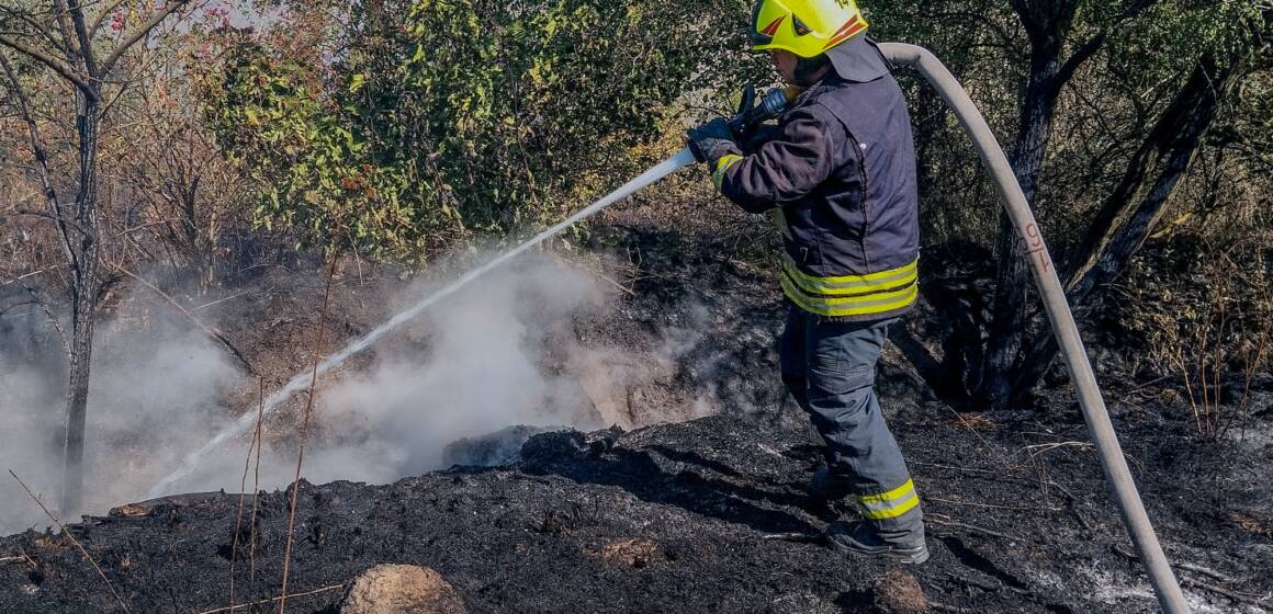 На Вінниччині сталася велика пожежа у селі Борсуки