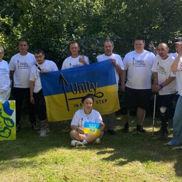 У Вінниці ветерани створили картину для аукціону в Британії
