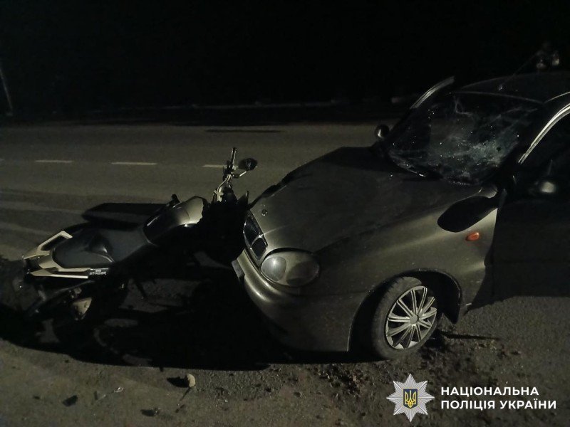 Внаслідок аварії на Вінниччині травмувались двоє неповнолітніх