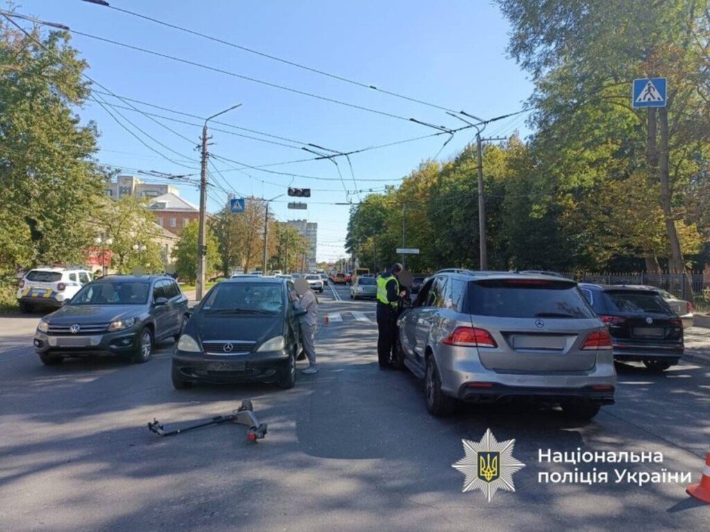 У Вінниці внаслідок ДТП постраждав 11-річний хлопчик на електросамокаті