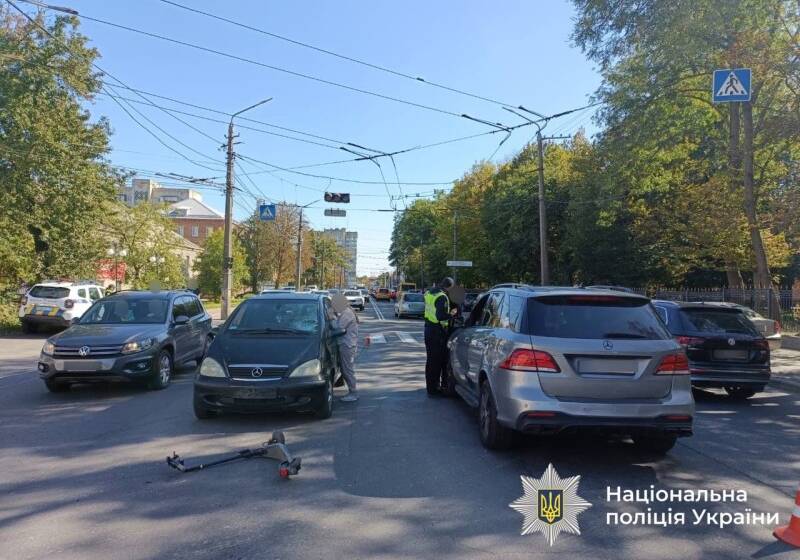 У Вінниці внаслідок ДТП постраждав 11-річний хлопчик на електросамокаті
