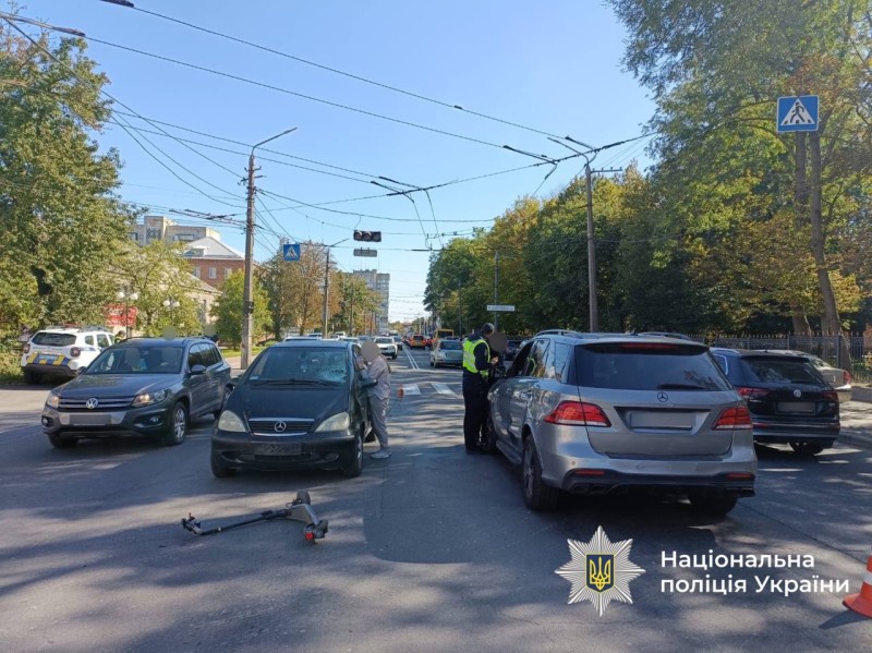 У Вінниці внаслідок ДТП постраждав 11-річний хлопчик на електросамокаті
