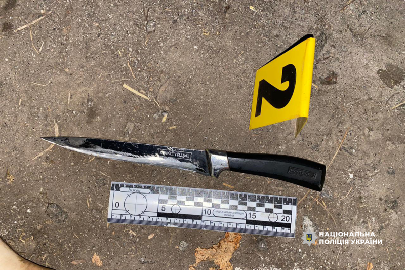 На Хмільниччині затримали чоловіка за вбивство товариша ножем