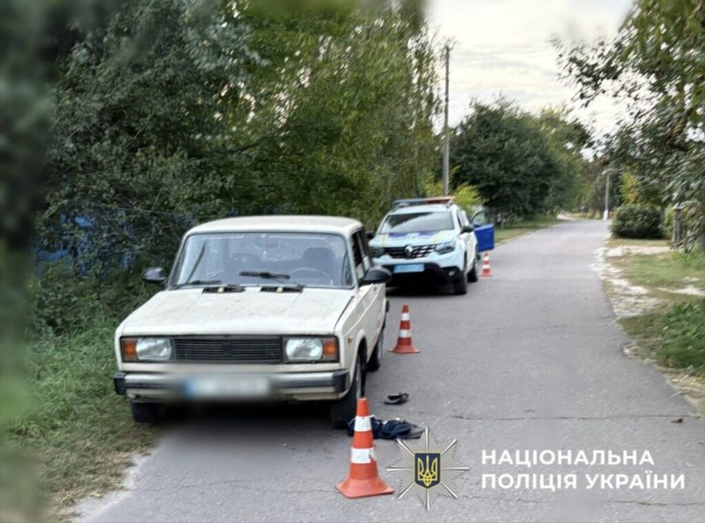 Місце ДТП, у якоій постраждав вінничанин