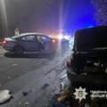 Фольксваген врізався в припаркований автомобіль Вінниці