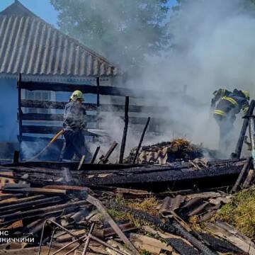 Дитина спалила сіновал на Вінниччині