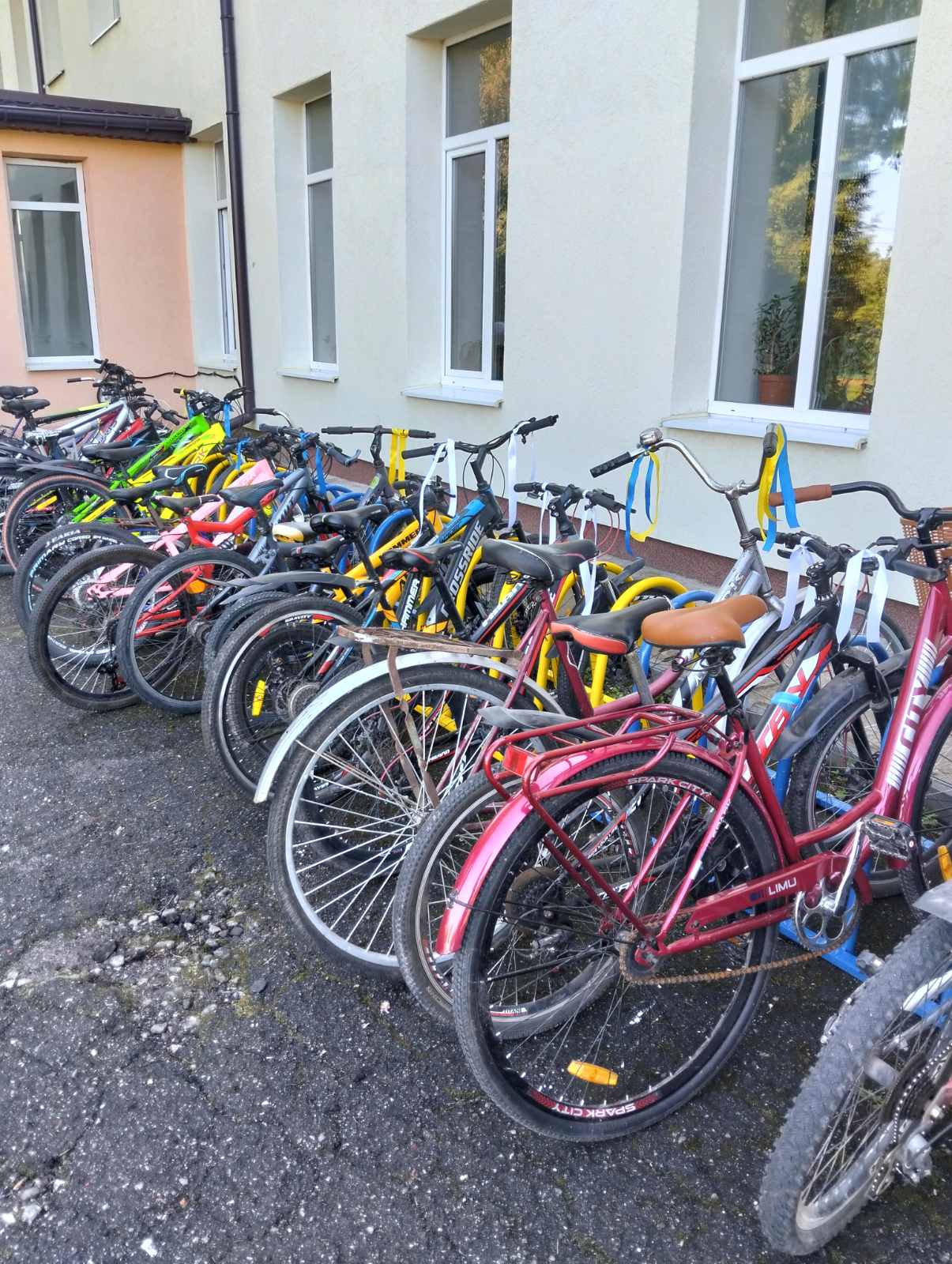 У Стадницькій гімназії облаштували сучасну велопарковку