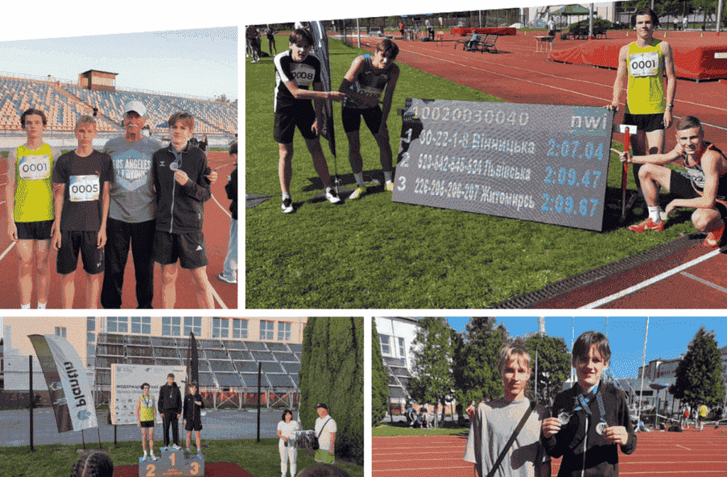 Юний спортсмен із Вінниці виборов дві медалі на чемпіонаті України з легкої атлетики