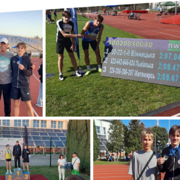 Юний спортсмен із Вінниці виборов дві медалі на чемпіонаті України з легкої атлетики