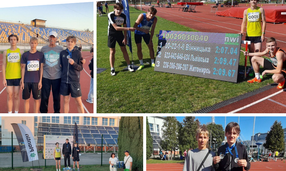Юний спортсмен із Вінниці виборов дві медалі на чемпіонаті України з легкої атлетики