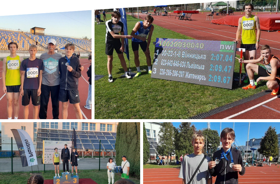 Юний спортсмен із Вінниці виборов дві медалі на чемпіонаті України з легкої атлетики