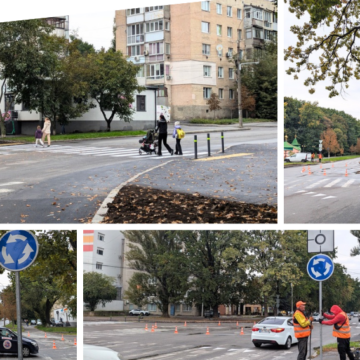 На перехресті Первозванного та 600-річчя у Вінниці запрацював круговий рух