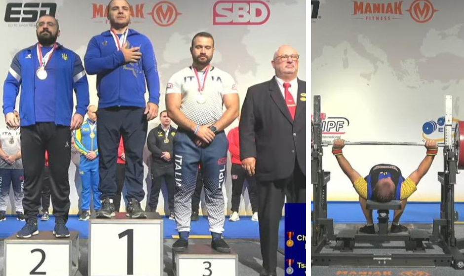 Вінничанин Іван Чупринко став чемпіоном Європи з класичного жиму лежачи