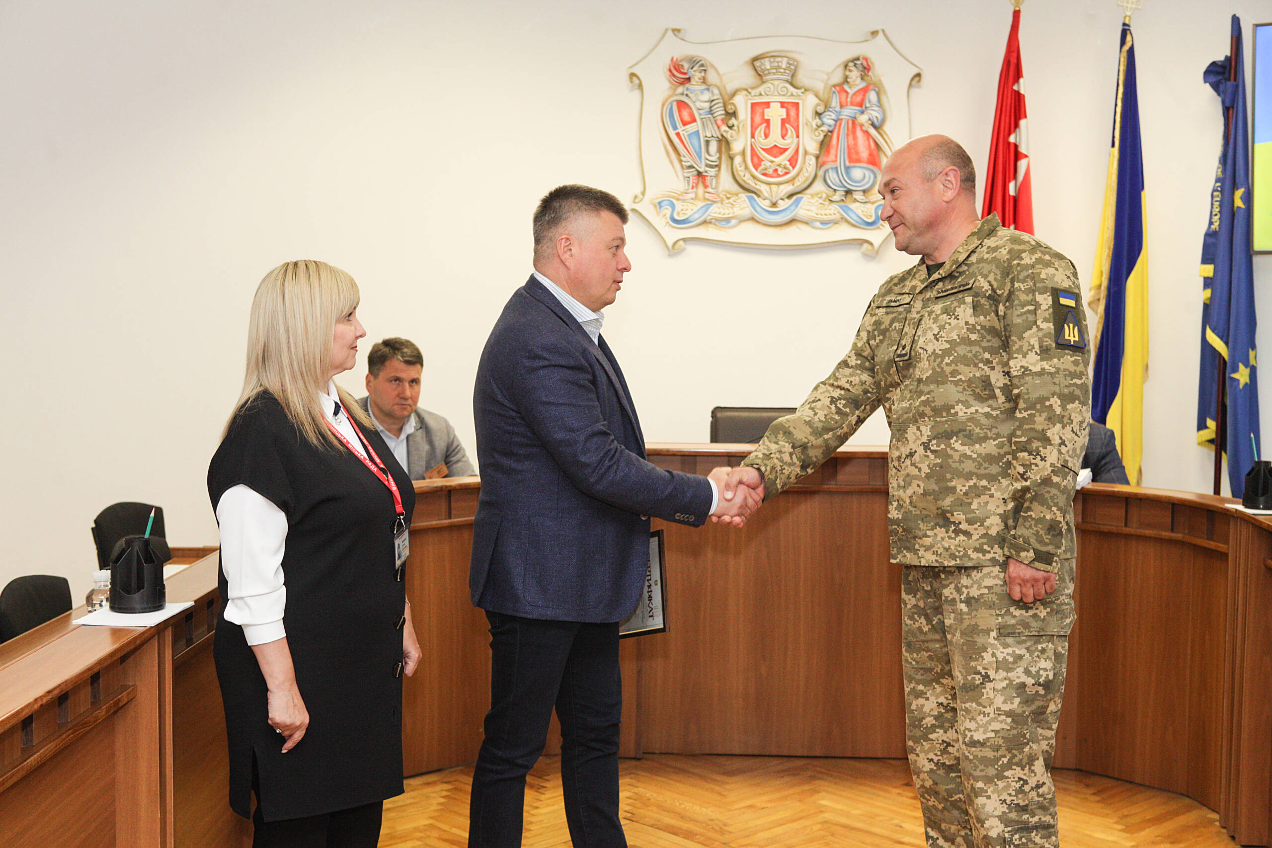 У Вінниці ветеран війни отримав сертифікат на придбання автомобіля