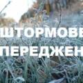 Синоптики попереджають про штормовий вітер і заморозки на Вінниччині