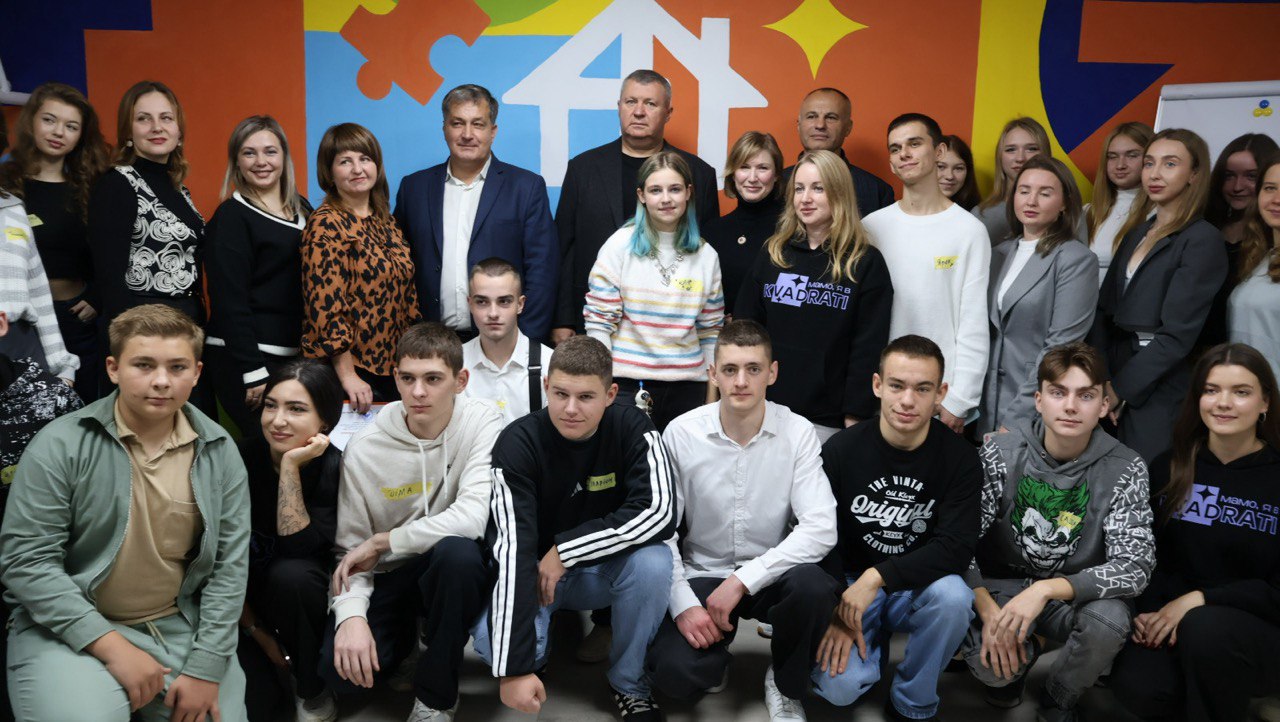 На Вінниччині відкрили новий молодіжний простір «Квадратура»