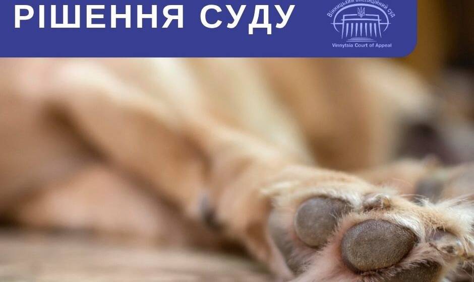 Апеляційний суд залишив без змін вирок чоловіку, який застрелив собаку на очах дитини