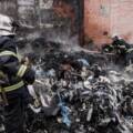 У Вінниці рятувальники ліквідували пожежу сміття