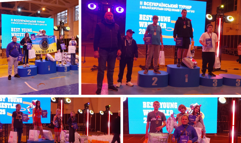 Спортсмени з Вінниччини вибороли перемоги на турнірі «BEST YOUNG WRESTLER»