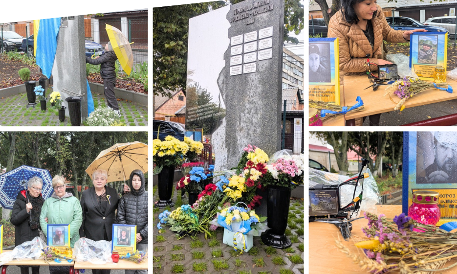 У п’яти ліцеях Вінниці відкрили пам’ятні знаки загиблим випускникам