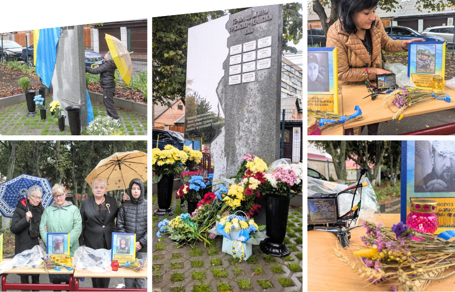 У п’яти ліцеях Вінниці відкрили пам’ятні знаки загиблим випускникам