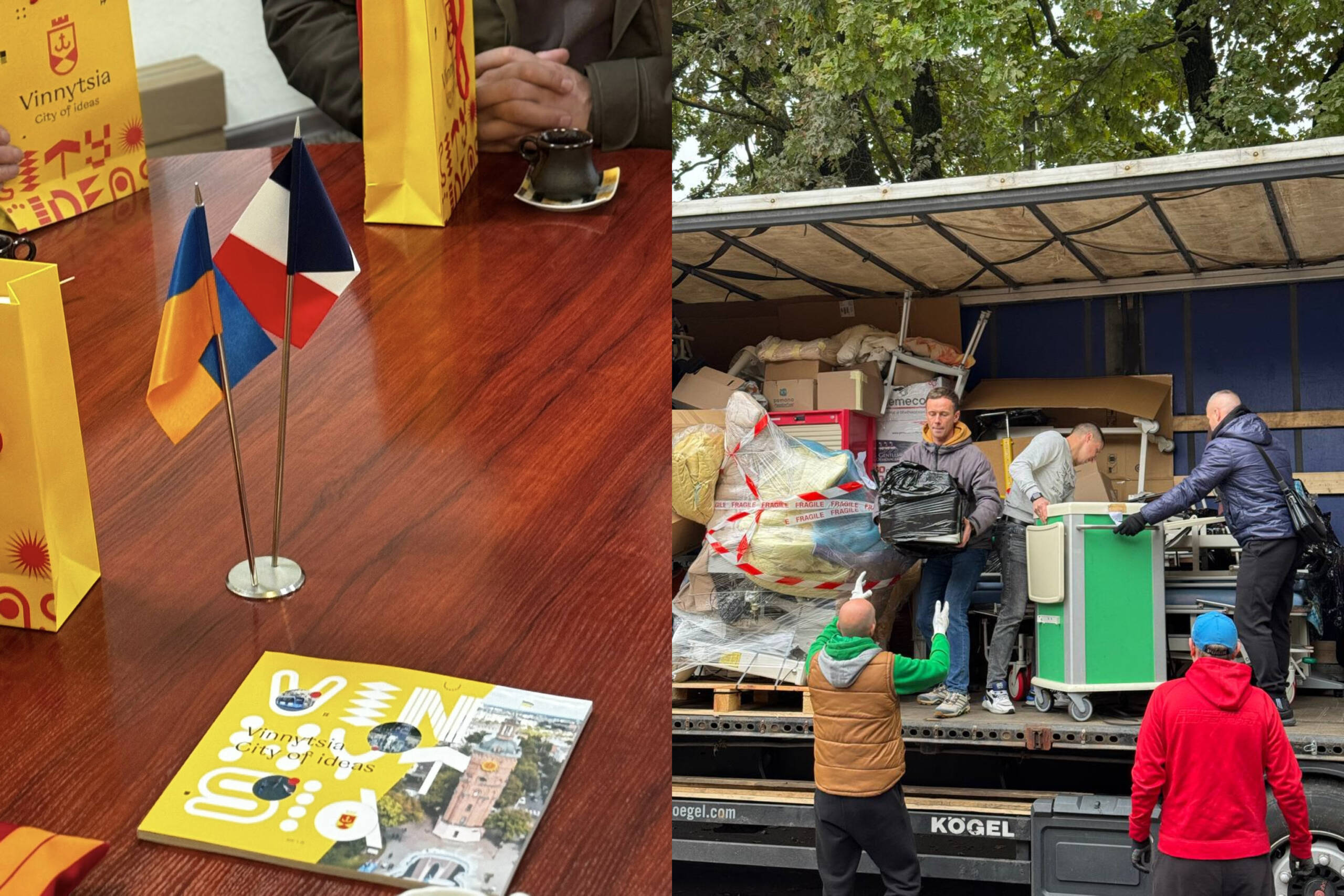 Волонтери міста-побратима Нансі передали Вінниці четверту гуманітарну допомогу