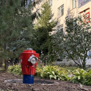 У Вінниці встановили перші два наземні пожежні гідранти австрійського виробництва