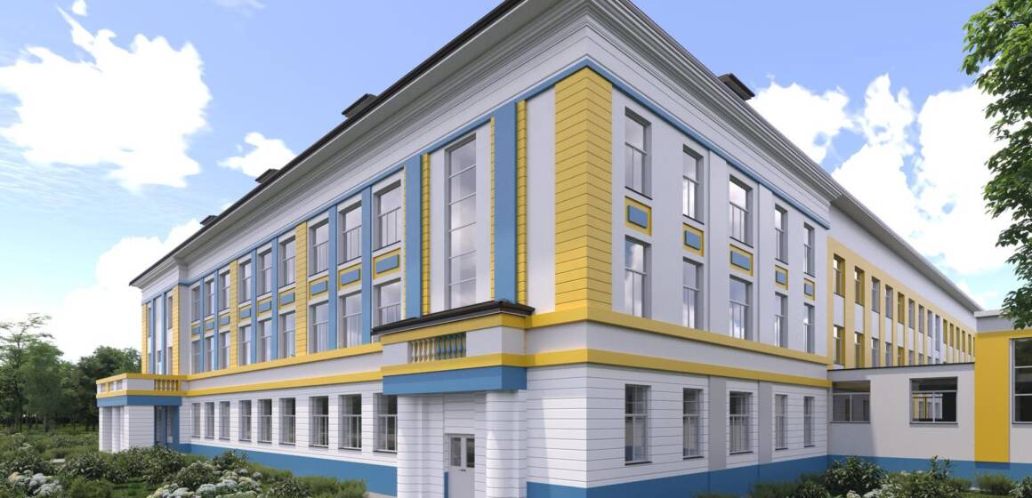 Вінницький ліцей №32 змінить фасад у кольори державного прапора