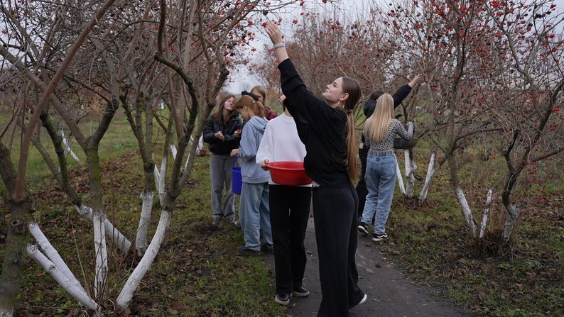 Учні Калинівської гімназії варять для українських захисників домашнє варення