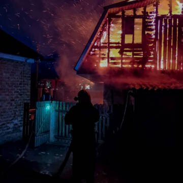 У Немирівській громаді горіла господарча будівля