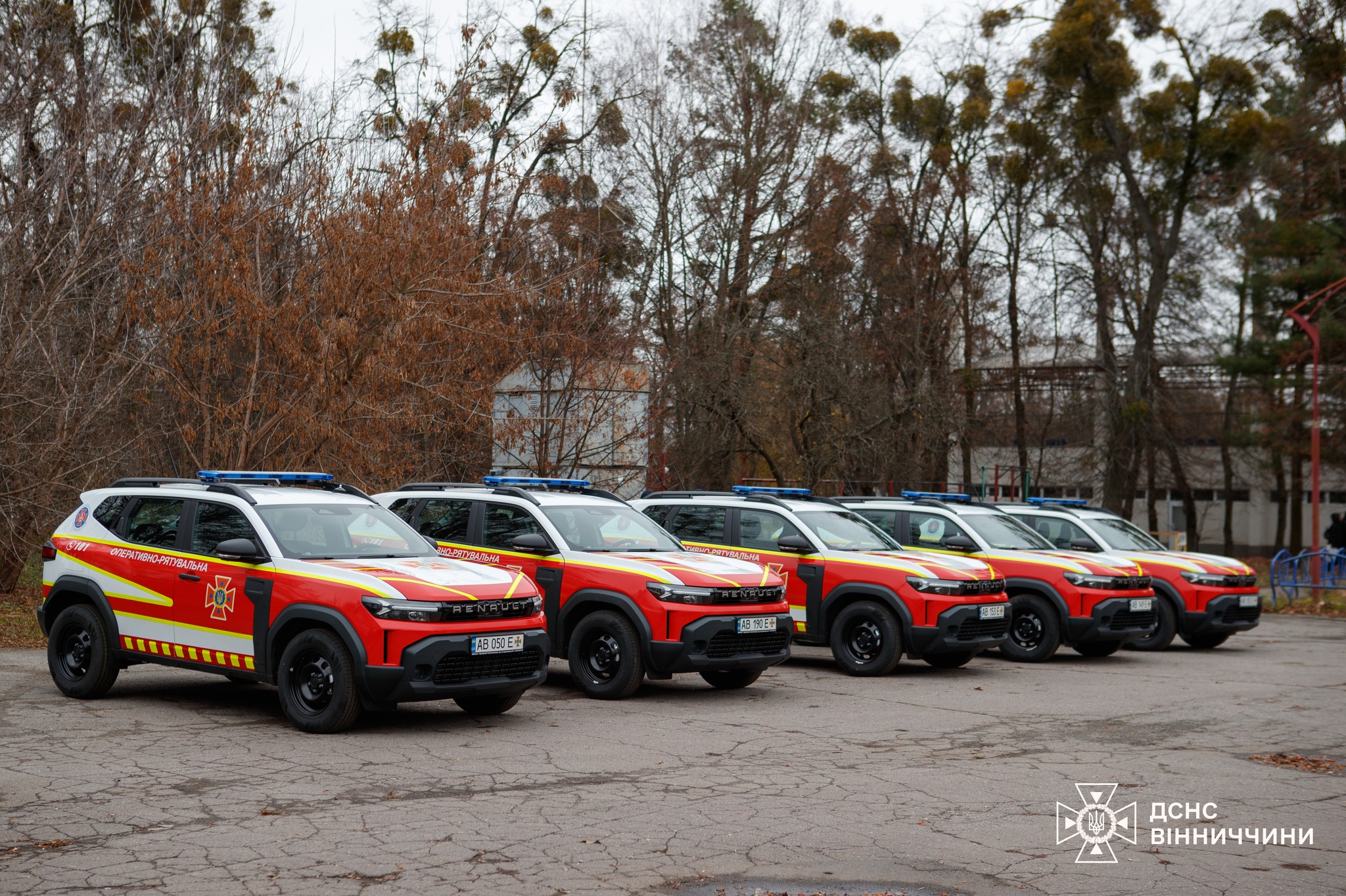 Рятувальники Вінниці поповнили автопарк новими службовими машинами