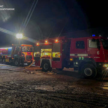 На Вінниччині через людську недбалість загорілася зерносушарка