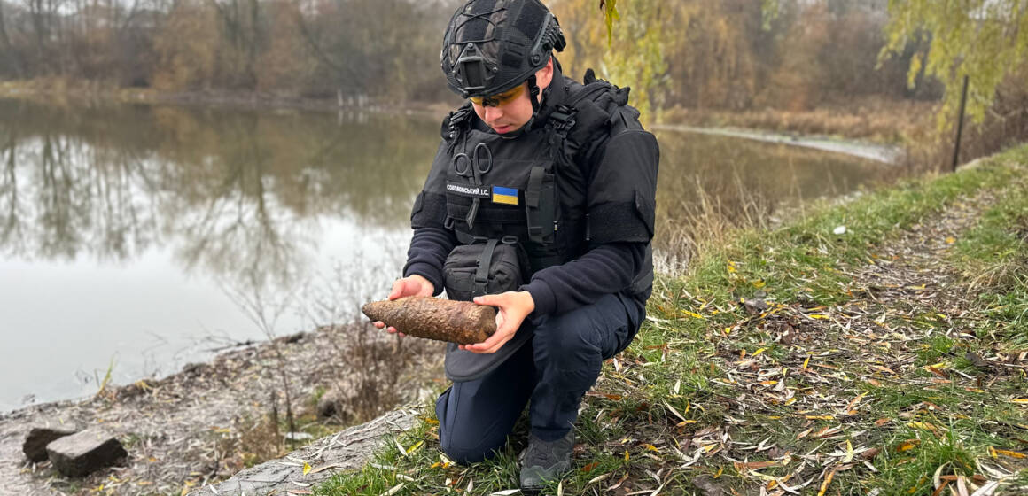 Сапери ДСНС знищили артилерійський снаряд часів Другої світової війни