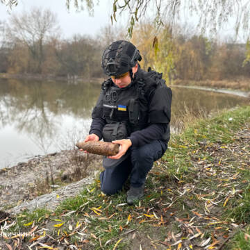 Сапери ДСНС знищили артилерійський снаряд часів Другої світової війни