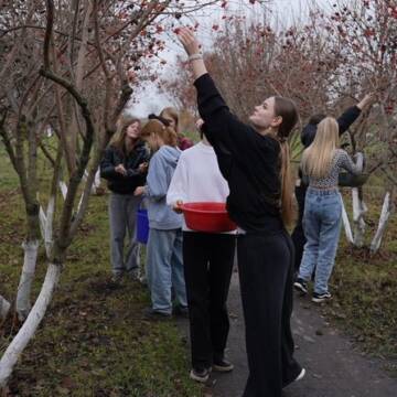 На Вінниччині учні готують калинове варення для українських захисників