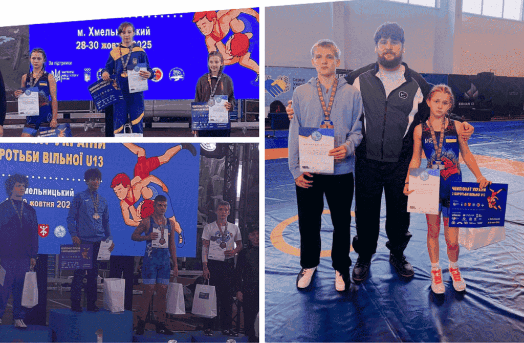 Спортсмени Вінницької МДЮСШ №5 здобули срібну та бронзову нагороди на чемпіонаті України з вільної боротьби
