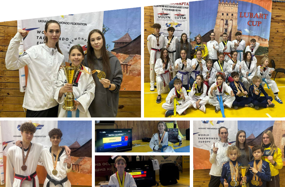 Тхеквондисти з Вінниці вибороли нагороди на всеукраїнських змаганнях у Луцьку