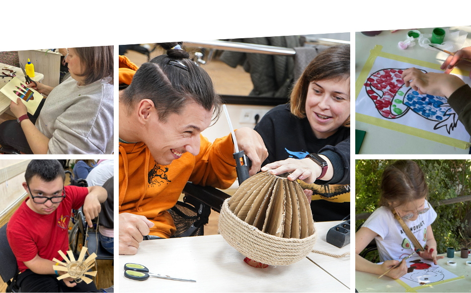 У Вінницькому центрі “Гармонія” щотижня проходять майстер-класи для реабілітації дітей та молоді з інвалідністю