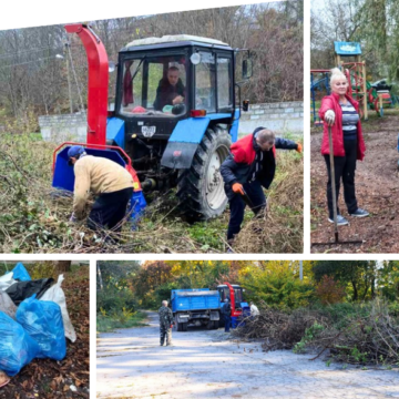 У Вінницькій громаді триває осіннє прибирання приватного сектору