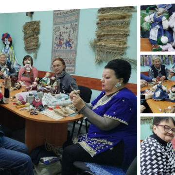 Обереги від терцентру (1) Майстрині терцентру у Вінниці виготовляли ляльки-обереги