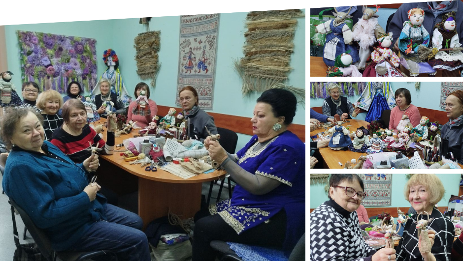 Майстрині терцентру у Вінниці виготовляли ляльки-обереги